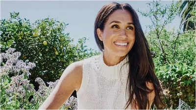 Meghan Markle nails power dressing in sleek all-black suit for Lost Screen Memorial inauguration in Geneva
